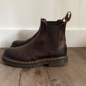 Dr. Martens Dark Brown Leather Boots